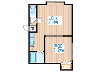 ノ－ブル水車町の物件間取画像